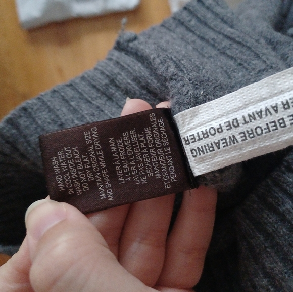 Lambswool Blend Men's Gray Sweater from Black Brown 1826 - Picture 7 of 14